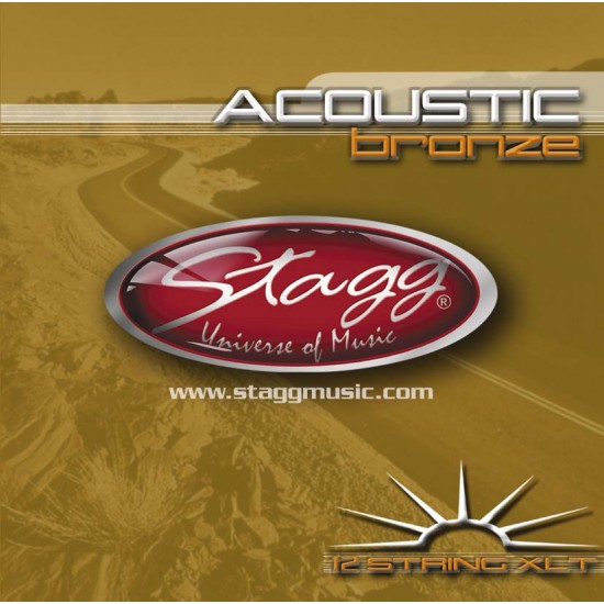 Струни за акустична китара 12 струнна STAGG - Модел AC-12ST-BR      
