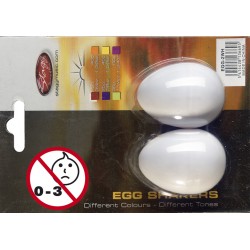 Маракаси тип яйце - чифт STAGG - Модел EGG-2 WH   