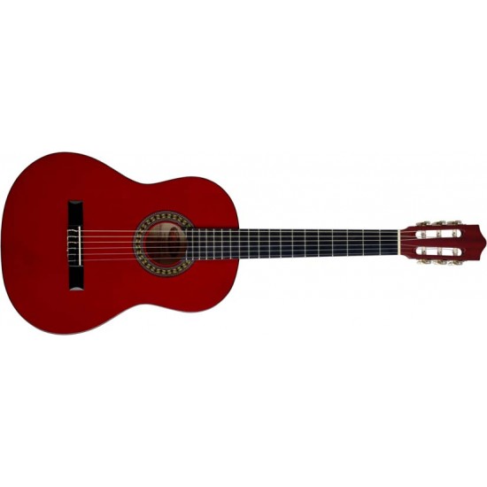 Класическа китара в червено STAGG - Модел C542-TR - дефектна