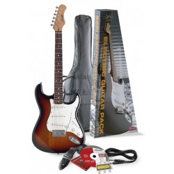 Електрическа китара комплект STAGG - Модел S300-SB PACK 2 6 струни