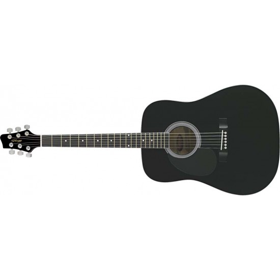 Акустична китара дреднаут STAGG - Модел SW201LH-BK
