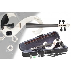 Цигулка електрическа STAGG - Модел EVN 4/4 WH  
