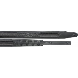 Колан китара велур STAGG - Модел SLPL 90 BLK/DBR