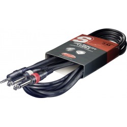 Кабел мини жак - 2 жака STAGG - Модел SYC3/MPS2P E 3 метра  