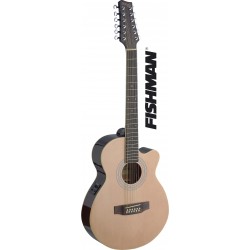 Електро-акустична китара STAGG - Модел SA40MJCFI/12-N мини джъмбо