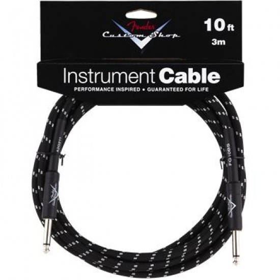 Инструментален кабел FENDER - Модел Custom Shop Performance Series Cable 3м Black 
