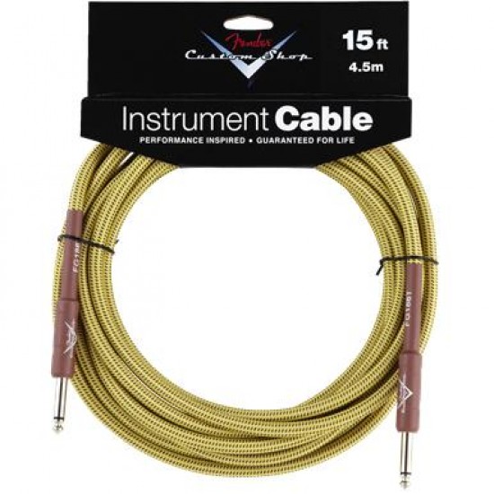 Инструментален кабел FENDER - Модел Custom Shop Performance Series Cable 4.5м Tweed 