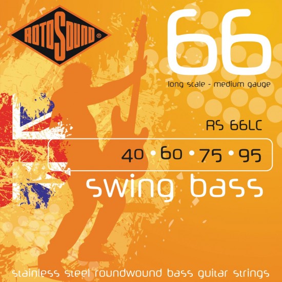 Струни за бас китара ROTOSOUND - Модел RS66LC     