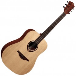 Акустична китара с тунер вграден в лопатката LAG T70D-HIT от MusicShop