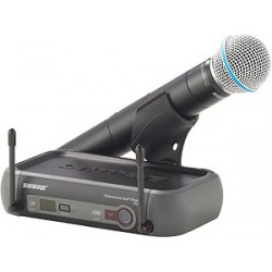 Безжичен вокален микрофон SHURE - Модел PGX24E/BETA58   