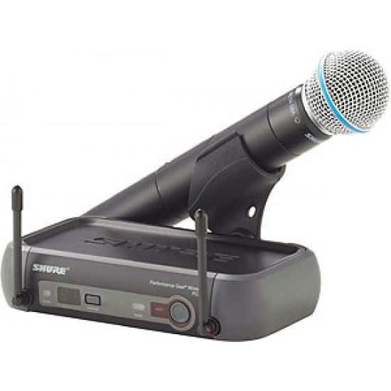 Безжичен вокален микрофон SHURE - Модел PGX24E/BETA58   