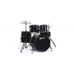 Акустични барабани комплект Premier Olympic STAGE 22 BK S с черен хардуер чинели столче и палки от MusicShop