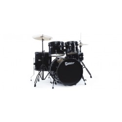 Акустични барабани комплект Premier Olympic STAGE 22 BK S с черен хардуер чинели столче и палки от MusicShop