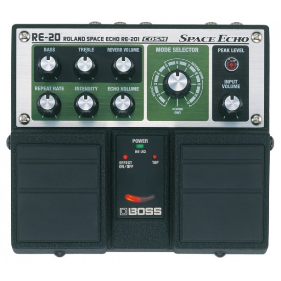 Ефект и процесор за китара ROLAND BOSS - Модел RE 20 Space Echo Ефект и процесор за китара ROLAND BOSS - Модел RE 20 Space Echo