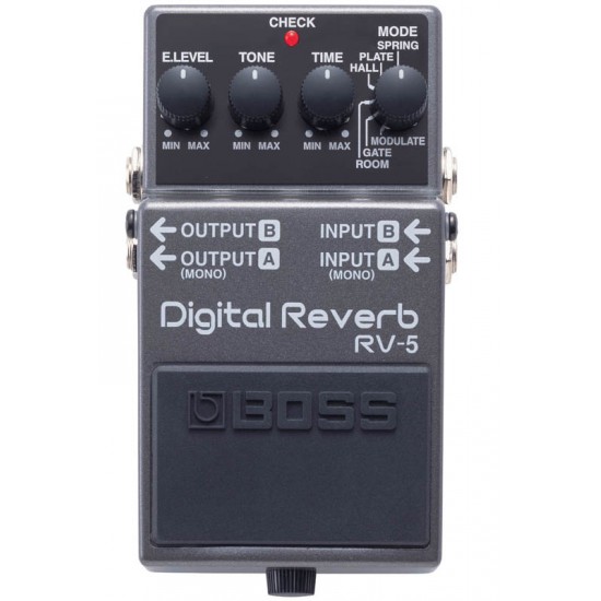 Ефект и процесор за китара ROLAND BOSS - Модел RV-5 Digital Reverb Ефект и процесор за китара ROLAND BOSS - Модел RV-5 Digital Reverb