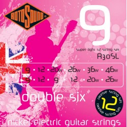 Струни китара 12-струнна ROTOSOUND - Модел R30XL   