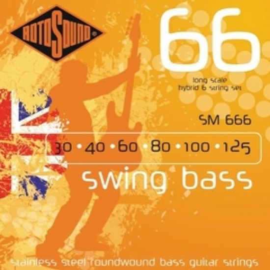 Струни за бас китара ROTOSOUND - Модел SM666     