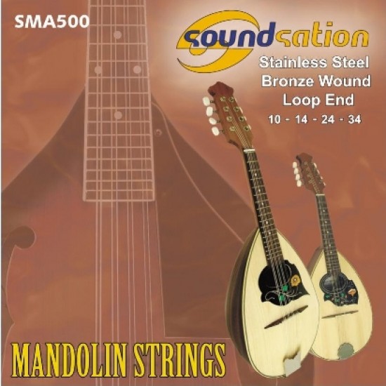 Струни за мандолина комплект SOUNDSATION - Модел SMA500