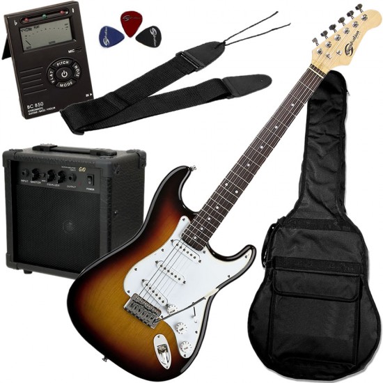 Комплект ел. китара с комбо усилвател SOUNDSATION - Модел Rocker Pack3TS  