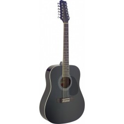Акустична китара 12 струни C6797STAGG - Модел SA40D/12-BK