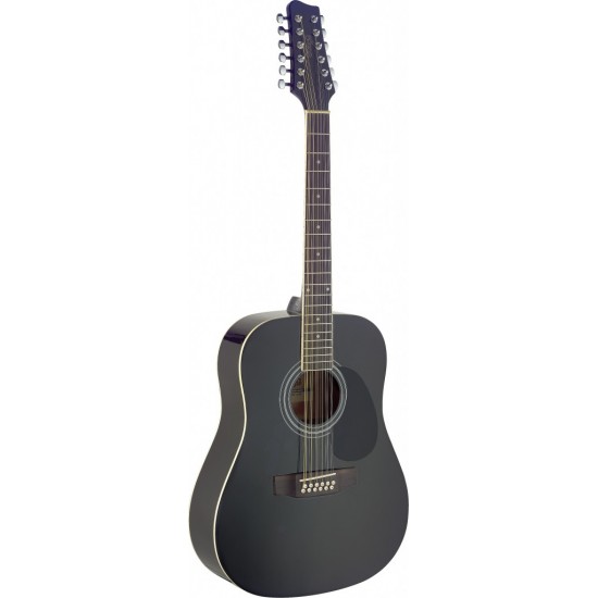Акустична китара 12 струни C6797STAGG - Модел SA40D/12-BK