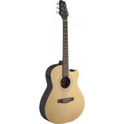Електро-акустична китара STAGG - Модел SA30ACE-N 