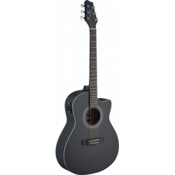 Електро-акустична китара STAGG - Модел SA30ACE-BK 