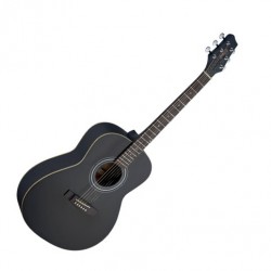 Акустична китара черна мат Stagg SA30A BK от MusicShop