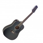 12-струнна акустична китара SA40D/12-BK Stagg Черна от MusicShop