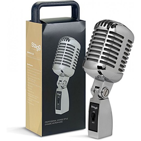 Динамичен микрофон STAGG - Модел SDM100 CR Professional Vintage Style  