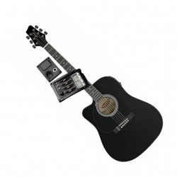 Електро-акустична китара за лява ръка Stagg SW203CE-LH от MusicShop