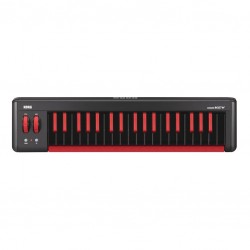 MIDI клавиатура microKEY-37 черни и червени клавиши 