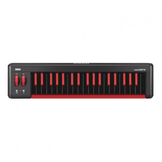MIDI клавиатура microKEY-37 черни и червени клавиши 