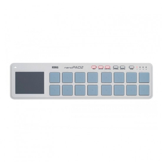 Мини MIDI клавиатура Korg nanopPAD2-WH 
