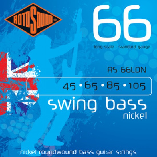 Струни за електрическа бас китара ROTOSOUND - Модел RS66LDN      