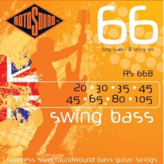 Струни за електрическа бас китара ROTOSOUND - Модел RS668      