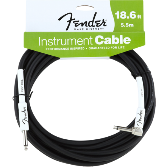 Инструментален кабел FENDER - Модел FENDER FG186L-ANGLE CABLE