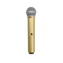 Цветен корпус за безжичен микрофон SHURE BLX PG58 - ЗЛАТИСТ SHURE - Модел WA712-GLD 