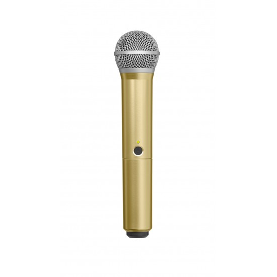 Цветен корпус за безжичен микрофон SHURE BLX PG58 - ЗЛАТИСТ SHURE - Модел WA712-GLD 