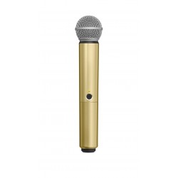 Цветен корпус за безжичен микрофон SHURE BLX SM58 и BETA58 - ЗЛАТИСТ SHURE - Модел WA713-GLD 