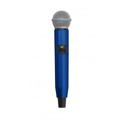 Цветен корпус за безжичен микрофон SHURE GLX-D SM58 и BETA58  - СИН SHURE - Модел WA723-BLU 