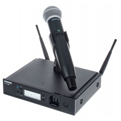 SHURE GLXD24RE/SM58-Z2 дигитален вокален безжичен микрофон за инсталиране в рак от MusicShop
