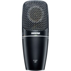 Кондензаторен микрофон за домашно студио SHURE - Модел PG27-USB 