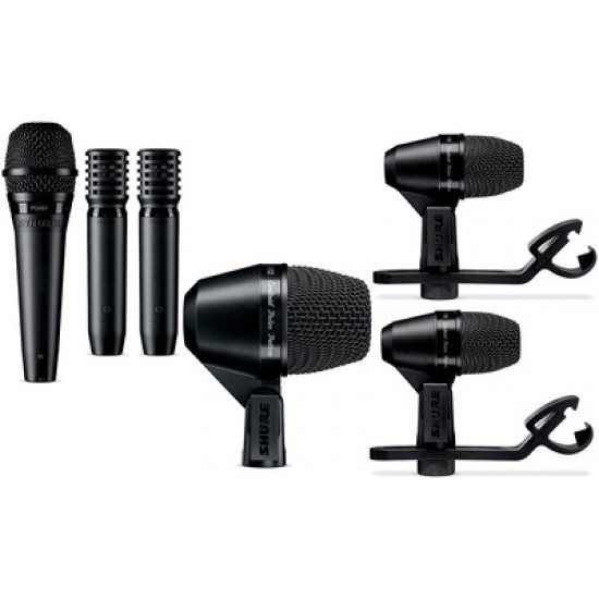 Комплект 6 микрофонa за барабани SHURE - Модел PGADMK6-XLR 